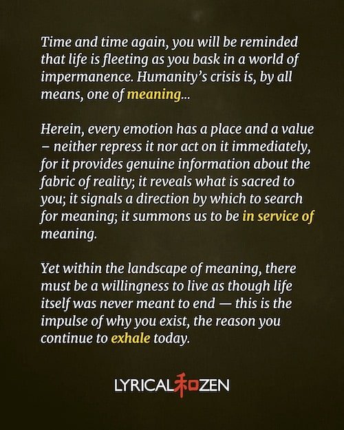 In Service of Meaning